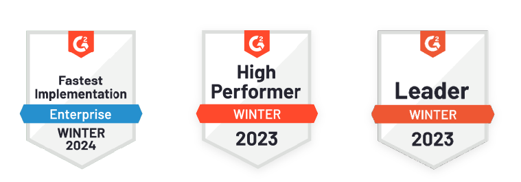 Leading Digital Adoption Platform according to G2 Awards 2023 through 2024